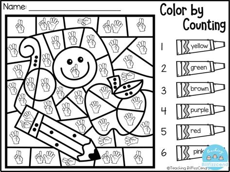 kindergarten color  code kindergarten colors kindergarten