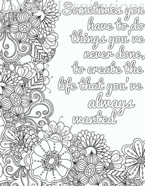 coloring pages printable quotes