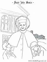 Pages Coloring Saints Catholic Saint Getcolorings Getdrawings sketch template