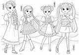 Coloring Licca Chan Pages Dolls Books Kaynak Picasaweb Google Color Book sketch template
