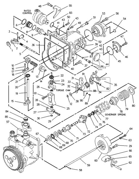 cat  engine qa fuel screw governor pump adjustment diagrams