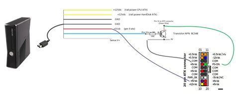 xbox  power brick wiring diagram   gmbarco