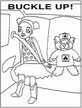 Coloring Safety Health Pages Print Kids Color sketch template