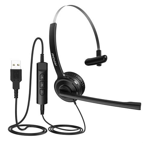 buy cheap usb telephone headset eeekit usb headset  microphone computer pc headset dual ear