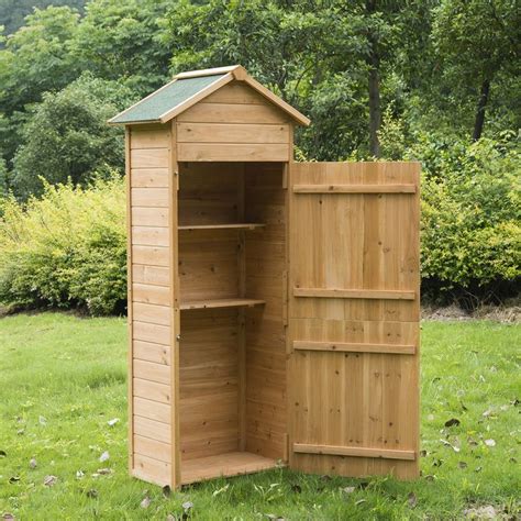 wooden garden shed apex sheds tool storage cabinet