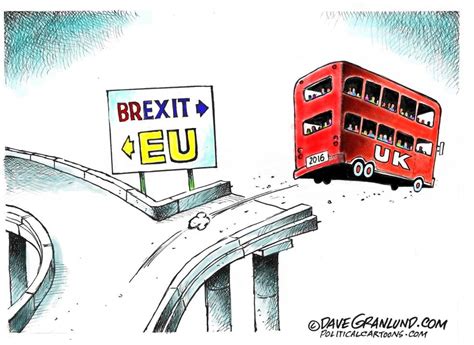 cartoons brexit britain leaves  eu  mercury news