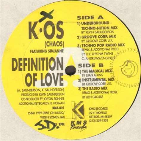 kaos definition  love ksaunderson ixes feat simianne