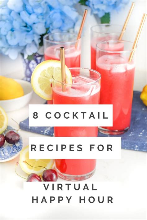 8 Fun And Easy Cocktails To Make At Home Natalie Paramore Cocktails