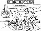 Coloring Safety Flashlight Pages Halloween Color Colouring Printable Infection Carry Prevention Resolution Themes Getdrawings Getcolorings Templates Medium Template sketch template