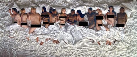 kanye west s “famous” music video features naked celebs thehive asia