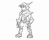 Jak Coloring Form Pages sketch template