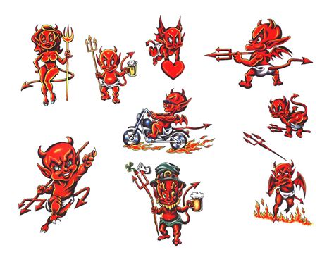 Red Devil Tattoos Designs Devil Tattoo Angel Devil