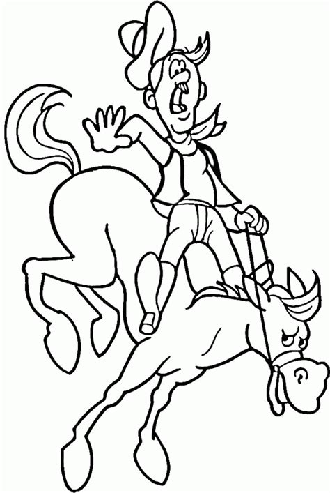rodeo coloring pages  kids coloring home