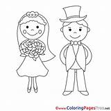 Colouring Newlyweds Coloring Sheet Title sketch template