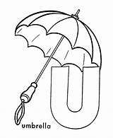 Alphabet Paraguas Regenschirm Umbrellas Coloring4free Honkingdonkey Páginas ähnliche Phonics sketch template