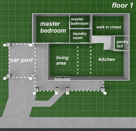 bloxburg roblox house  floor blueprints