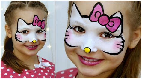 kitty makeup  kids fast easy face painting tutorial