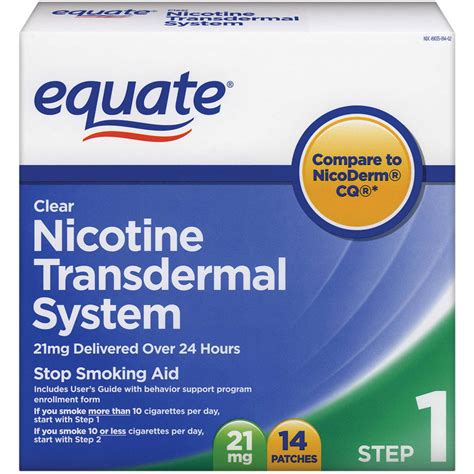 equate nicotine transdermal patches patch smoking   cigarette