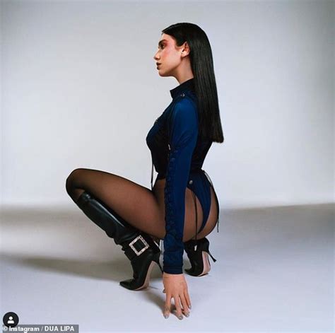 Dua Lipa Sizzles In A Thong Bodysuit And Heels Ahead Of