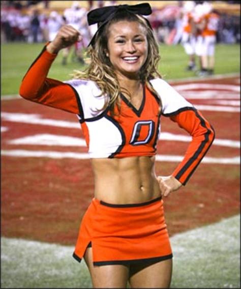 cheerleader of the week michaela oklahoma state