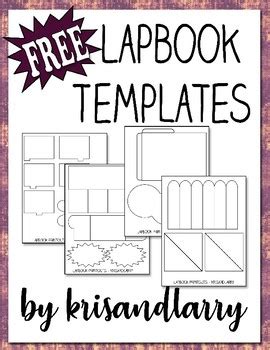 lapbook template sampler lap book templates lapbook templates