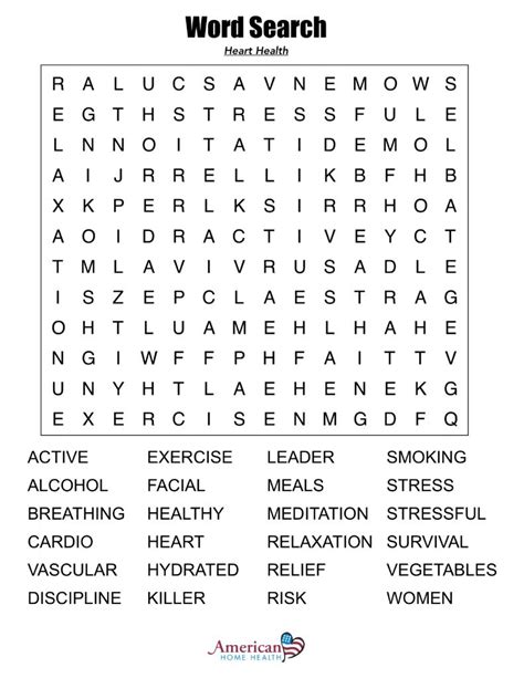 large word search printable