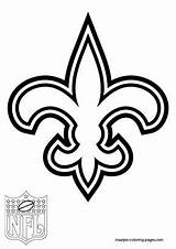 Coloring Pages Saints Orleans Nfl Football Logo Print Stencil Texans Houston Printable Colouring Logos Window Browser Dat Fleur Crafts Lis sketch template