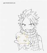 Coloring Pages Natsu Dragneel Tail Fairy Popular sketch template