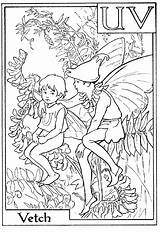 Coloring Pages Fairy Flower Fairies Alphabet Coloriage Coloriages Colouring Printable Colorier Gif Letter Cartoon Dessin Hope Enjoy These Kleurplaat Adults sketch template