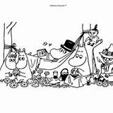 Moomin Coloring Pages Characters Mumins Cartoon Color Online Jansson Tove Hellokids Happy Kinder Muumit Schlaue Niedlich Figuren Malvorlagen Kunstverein Troll sketch template