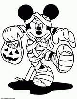 Halloween Disney Coloring Pages Printable Mickey Mouse Minnie Kids Cute Sheets Colouring Pumpkin Mummy Print Adults Fun Entitlementtrap Funny Vampire sketch template
