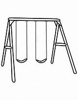 Swings Swing Drawing Set Clipart Clipartmag sketch template