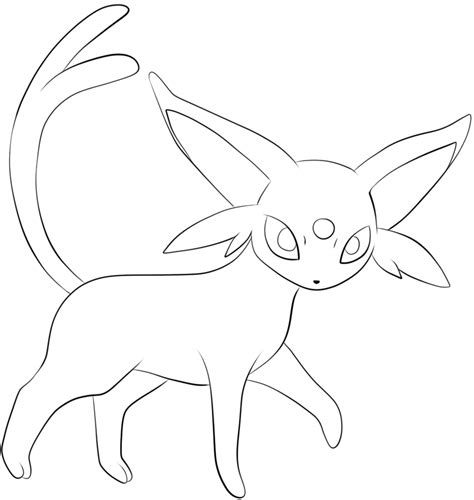 baby umbreon coloring pages