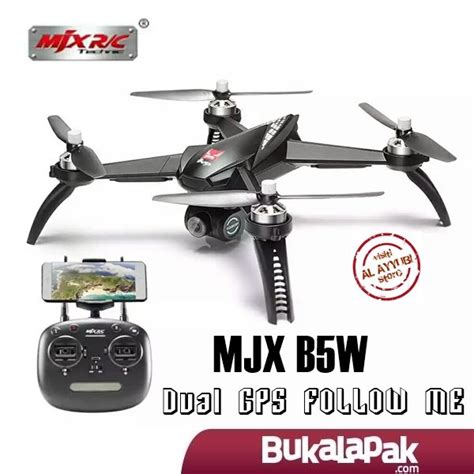 jual mjx bugs  bw dual gps drone follow  full hd p