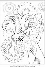 Gras Mardi Coloring Beads Pages Getdrawings sketch template