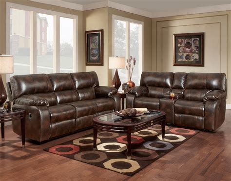 affordable furniture  canyon chocolate recliner  sutherlands