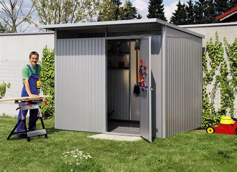 large heavy duty metal shed
