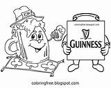 Guinness Beer Surroundings Multipart Interesting Irish Patrick Mug sketch template