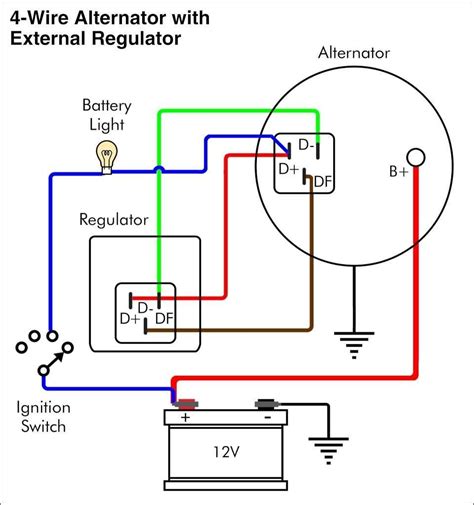 wiring diagram  car alternator  dch harvey wiring