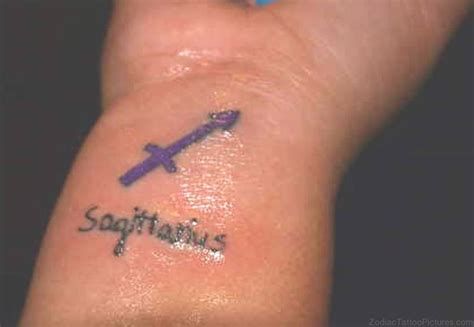 21 Good Sagittarius Tattoos On Wrist