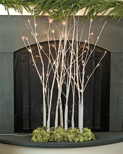 decorative birch tree  led lights indoor outdoor gardenerscom lighted branches