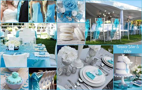 turquoise white silver wedding inspiration  pinterest inspiration