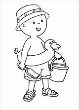 Coloring4free Caillou sketch template