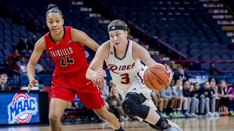 rider women s basketball earns first ever appearance in maac tournament