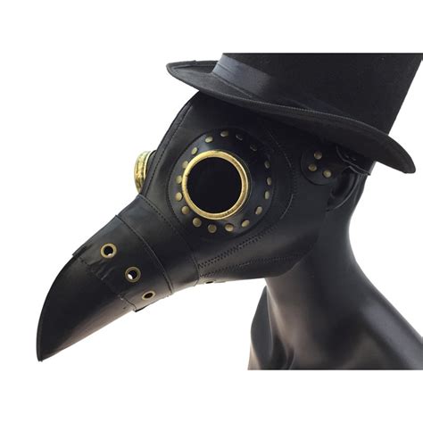 kbw plague doctor goggle long nose long nose mask black gold  size walmartcom walmartcom