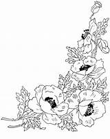 Flower Coloring Pages Designs Embroidery Digital Flowers Beautiful Pattern Stamping Line Drawings Two Tuesday Floral Printable Drawing Digitaltuesday Color Patterns sketch template