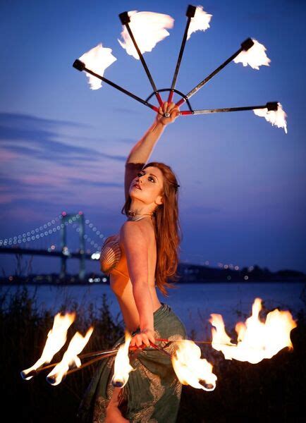 Rachel Jessee Fire Dancer New York City Ny The Bash