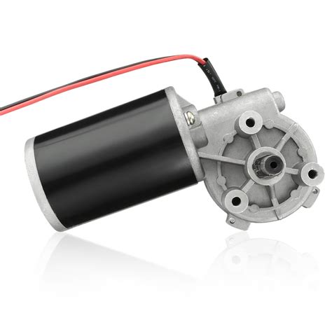 uxcell dc   rpm high torque reversible electric gear motor