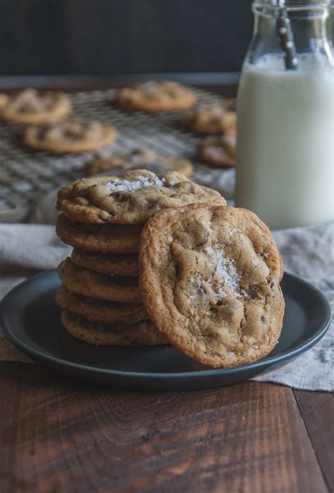 The Best Salted Caramel Chocolate Chip Cookies Sweetphi