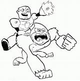 Titans Teen Go Coloring Pages Robin Cyborg Tv Gorilla Sketched Popular Xcolorings sketch template